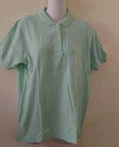 Womens Gloria Vanderbilt Mint Green Polo Shirt Size L Nwot - £11.61 GBP