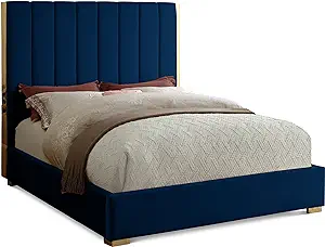Becca Collection Modern | Contemporary Velvet Upholstered Bed With Deep ... - $1,344.99