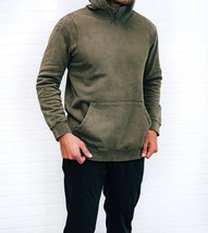 Mono B Fleece Hoodie Olive - $38.00