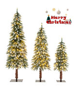 Pre-Lit Christmas Tree Set of 3 - Snowy and Slim - Color: Green - Size: ... - €221,10 EUR Pre-Lit Christmas Tree Set of 3 - Snowy and Slim - Color: Green - Size: ... - €221,10 EUR