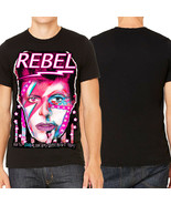 KND Rebel David Bowie Lightning Bolt Aladdin Sane Music Mens T-Shirt Bla... - €14,88 EUR+