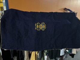Vintage Fighting Irish Notre Dame NCAA Throw Blanket 40” X 60” Made In USA Wool? - £38.93 GBP