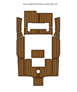 Karnic SL 602 Swim Platform Cockpit Boat EVA Faux Teak Deck Floor Pad Se... - $1,092.79 CAD