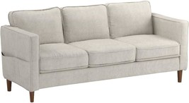 Mellow Hana Modern Linen Fabric Loveseat/Sofa/Couch With Armrest, Sand Grey - £467.33 GBP