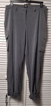 Ladies MOSSIMO Stretch Grey Dress Cargo Pants w/Bloused Ankle Size 16 EPOC  - £10.38 GBP