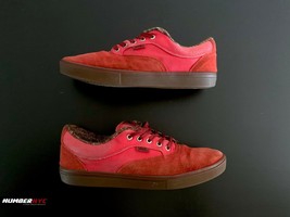 VANS off the Wall Pro Classic Low RED BROWN Suede 11.5 Men Skateboard Shoes TC8G - £38.99 GBP