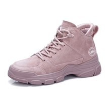 Outdoor Women&#39;s Winter Boots Thick-soled Casual Short Martin Boot Retro Trend We - $96.03