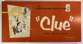 Vintage CLUE Parker Brothers Detective Game - Complete with instructions - £16.98 GBP