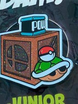 Variant Pokemon Ball Super Smash Bros POW Bam! Junior Box Enamel Pin LE ... - £14.55 GBP