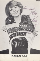 Karen Kay Jazz Singer Three Of A Kind TV Show 70s Undedicated Hand Signed Photo - £8.78 GBP