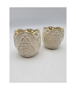 LENOX candle votives Merry Lights Tree Fine Ivory China Accented 24 Kara... - €25,86 EUR