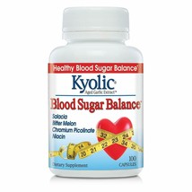 Kyolic Aged Garlic Extract Formula 112, Blood Sugar Balance, 100 Capsules - £15.79 GBP