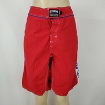 Dethrone Royalty Mens Size 34 Red Boxing Board Shorts Grappling - £35.18 GBP