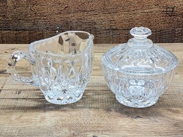 Vintage Shannon, Waterford, Princess House 24% Lead Crystal Sugar Creamer Set - £26.89 GBP