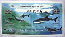 India 2009 MNH - India-Philippines : Joint Issue Minisheet - £1.00 GBP