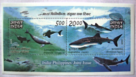 India 2009 MNH - India-Philippines : Joint Issue Minisheet - $1.25