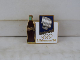 Vintage Olympic Pin - Lillehammer 1994 Coke  Event Pin - Inlaid Pin  - £14.94 GBP