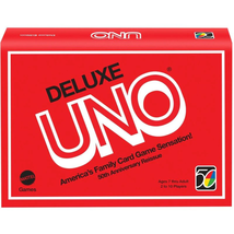 Deluxe UNO America’s Family Card Game Sensation (50th Anniversary Reissue) - NEW - £8.39 GBP