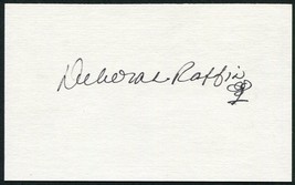 DEBORAH RAFFIN SIGNED 3X5 INDEX CARD 7TH HEAVEN THE TWILIGHT ZONE DEATH ... - $34.29