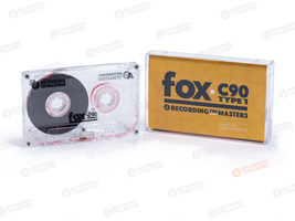 NEW RTM Cassette Tape FOX C90 90min Type I Normal Bias Clear C-0 Shell - $6.23