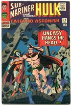 Tales To Astonish #76 1966-Hulk- Sub-Mariner -Marvel Silver Age FN+ - £39.84 GBP