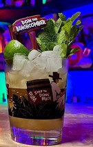 Vtg Brand Don The Beachcomber Mai Tai Drinking Glass Tiki Cocktail Rocks w/Stir - £13.25 GBP