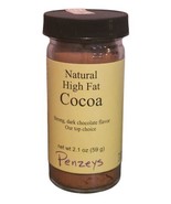 Penzeys Spices Natural High Fat Cocoa 2.1 oz 1/2 Cup Jar Expires 5/2026 - $282.73 MXN