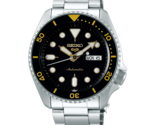 Seiko 5 Sports 42.5 mm Automatic SS Black Dial Gold Accents Watch - SRPD... - $175.75