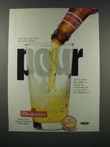 2003 Budweiser Beer Ad - Never Filling - £14.56 GBP