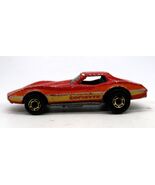 Vintage 1980 Hot Wheels Hot Ones Metalflake Red Corvette Stingray Gold HK - €10,30 EUR