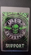 Avenged Sevenfold - Original A7X Support Tour Laminate Backstage Pass - £69.12 GBP