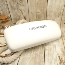 Calvin Klein White Eyeglass Sunglass Hard Clamshell CASE ONLY - $8.86