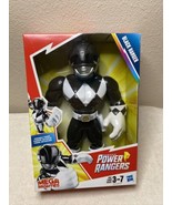 Playskool Heroes Mega Mighties Power Rangers Black Ranger 10&quot; Figure Toy... - £12.18 GBP