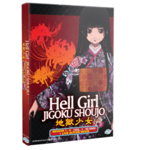 Hell Girl Jigoku Shoujo Season 1-4 + Live Action Movie DVD(Ep 1-90 end) Eng Sub  - £30.36 GBP