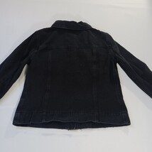 Venus Women's Size XS Black & Blue Embellished  Button Up Shirt Denim Jacket  image 15