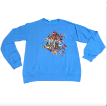 Cardinal Birdhouse Fall Bird Leaves Jerzees Grandma Graphic Sweatshirt S... - $19.99