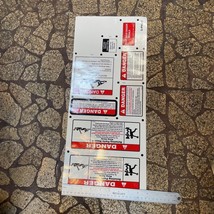 2x Post Hole Diggers Safety Decal Kit, English , UV laminated USA Shipping - $15.83