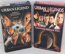 VTG VHS Urban Legend + Urban Legends Final Cut Horror Slasher Movies Par... - £10.49 GBP