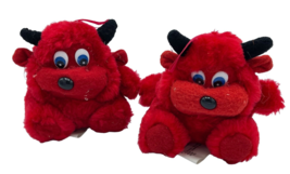 Vintage Devil Plush Stuffed Devil Hayes Lot Valentines Naughty Valentine... - $261.22 MXN