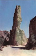 Black Hills South Dakota Totem Rock ~ Aghi Autostrada Cartolina 1960s - £6.82 GBP