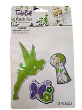 Disney Fairy Princess Tinker Bell Patch Set Peter Pan Puffy Stickers Cra... - £3.02 GBP