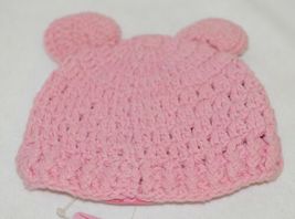 Ruffle Butts Pink Ear Hat With Flower Cotton 0 To 6 Months image 2