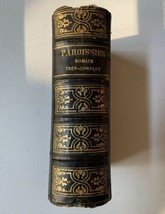 Antique (1862) French Bible New Parishioner Book In Latin and French Old Vintage - £239.12 GBP