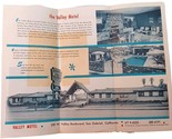 1960s Valley Motel San Gabriel California CA Advertising Flyer Brochure ... - $16.00