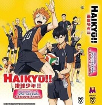 Haikyu!! (Season 1-4) Dvd (1-85end + 4 Movies + 5OVA) Dvd *** English Dubbed *** - £37.97 GBP