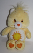 Care Bears Yellow Plush Funshine 9&quot; Sunshine Sun Stuffed Soft Toy 2002 - $11.65