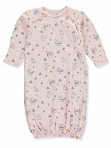 Vitamins Baby Baby Girls Bunny Cotton Sleep Sack, Gown, Pink, 0-6 Months - $9.64