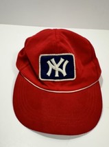 Vintage New York Yankees NY Baseball Cap Hat Red - £9.93 GBP