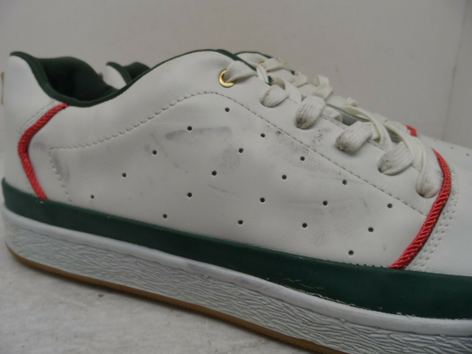 Loyal Elite Men&#39;s Phoelux Athletic Casual Shoes White/Green/Red Size 13M - $28.49