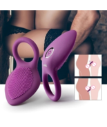 Penis Ring Vibrating Clitoris Stimulator G Spot Sex Toys For Couple Vibr... - £23.90 GBP